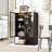 51.2" Freestanding Lighted Display Cabinet