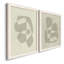 «Soft Shape I», ensemble de 2 reproductions de cadres photo-2023875505-2023875506