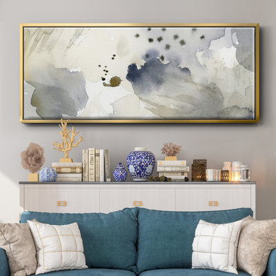 Dried Bergamot in Mist II- Framed Canvas