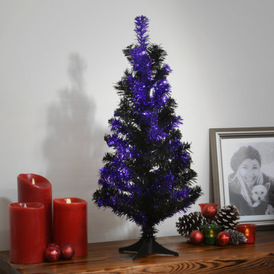 Halloween Tinsel Tree