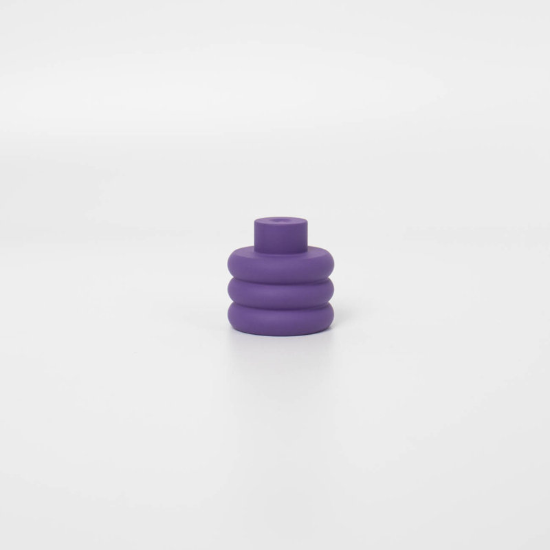 ROUS Hardware Mid-Century Modern Honey Comb Knob, Royal (Purple)