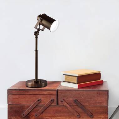 OttLite Swerve LED Desk Lamp with 3 Colors & USB, Long-Lasting ClearSun LED  Light, Flexible Neck