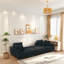 Canapé modulaire en U en velours côtelé avec méridienne, canapé-lit escamotable, 4 coussins de dossier et 2 coussins, canapé convertible moderne pour salon, appartement-801678249