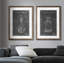 «Barware Blueprint VII» par Antonyus Bunjamin (Abe) - ensemble de 2 reproductions d'art encadrées-1865276576-1795009473-1795009487