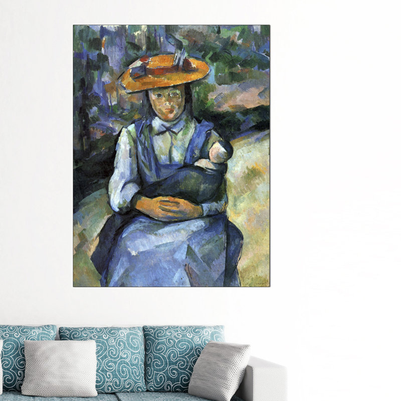 Paul Cezanne - Wrapped Canvas Painting, 120cm H x 90cm W x 1.8cm D