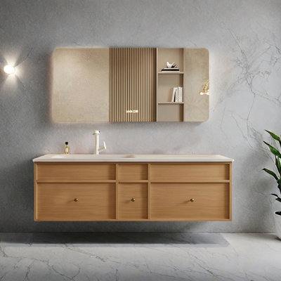 Middle ancient style bathroom cabinet