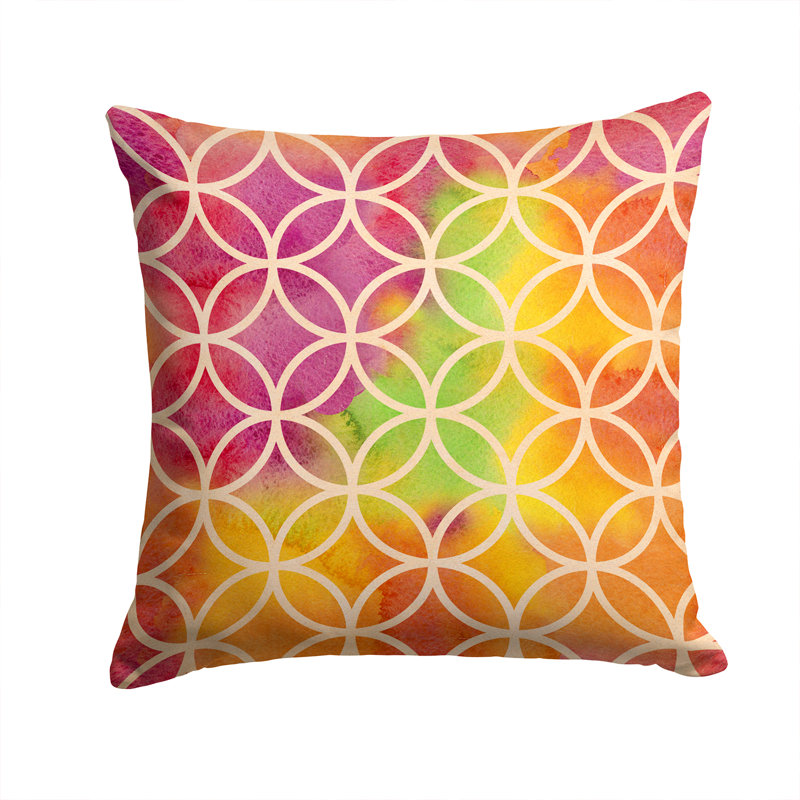  Coussin décoratif Rainbow, 14 po x 14 po