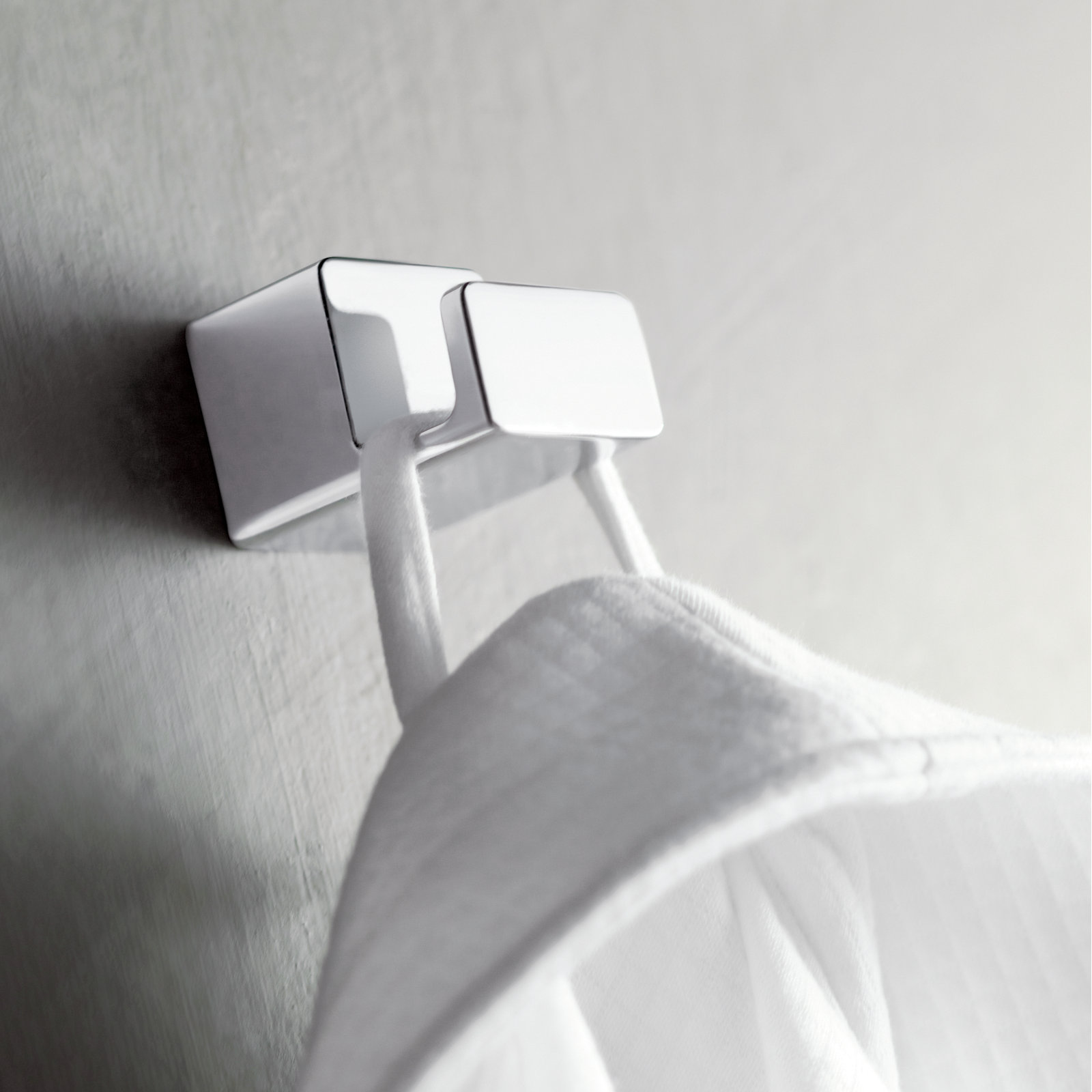 90 Degree Wall mounted Robe Hook, Chrome