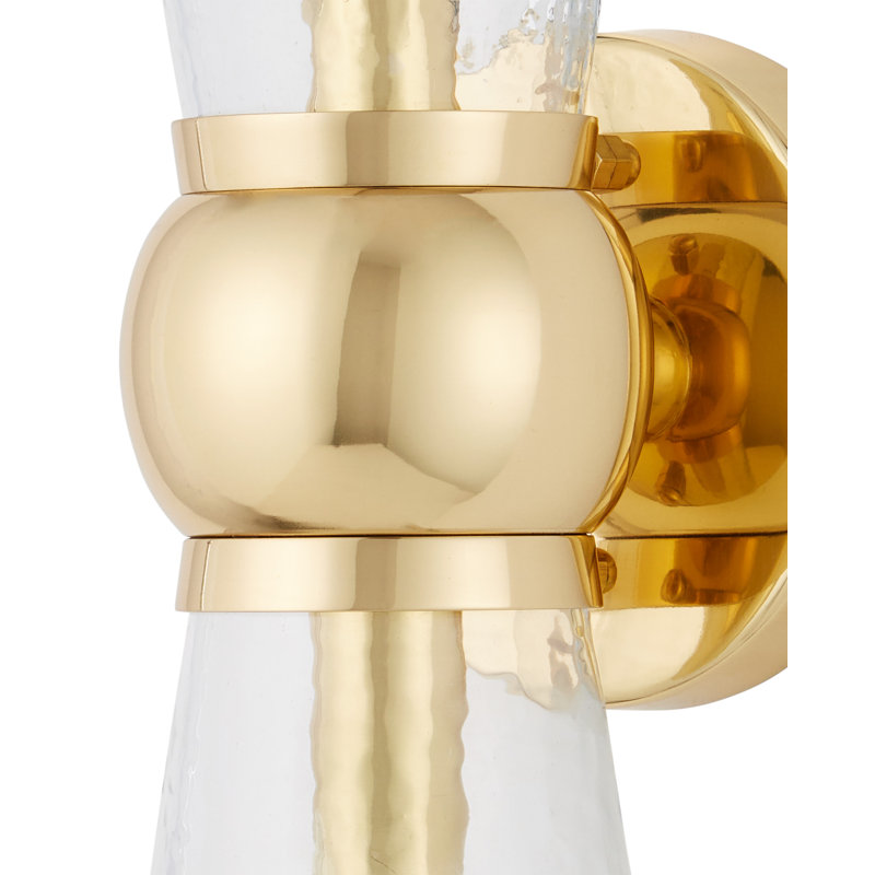 Byford 2 - Light Bath Sconce, Polished Brass