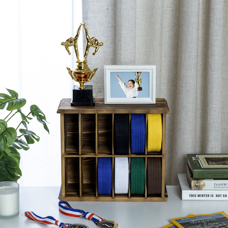 11.5 H x 13.3 W Solid Wood Trophy Display Shelf