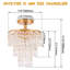 Crystal Semi Flush Mount-83374960