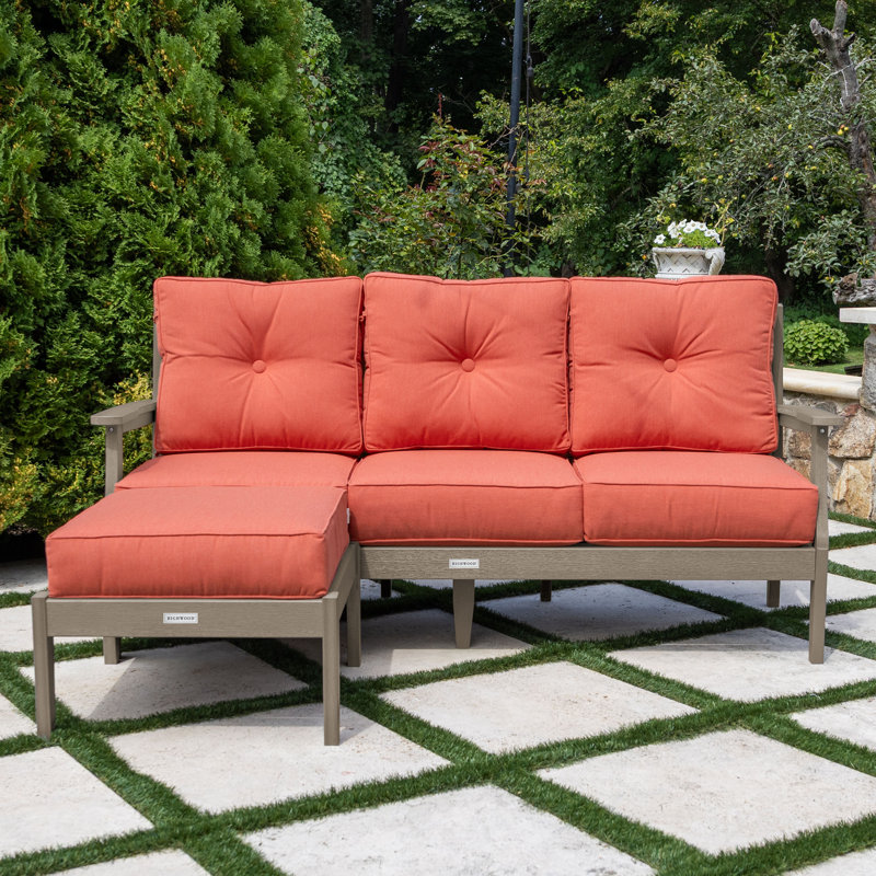 Lehigh 2-Piece Deep Seating Set, Canvas Persimmon