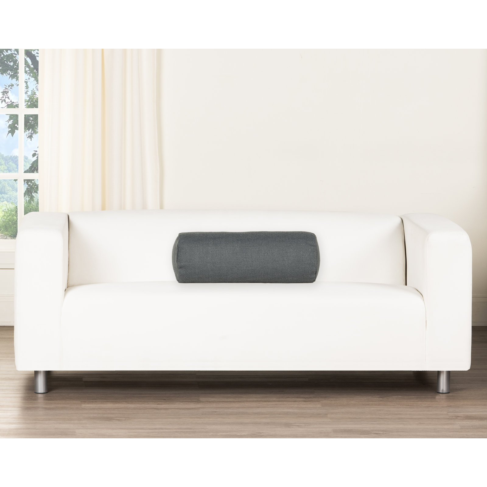 Birch Lane Coolidge Throw Pillow Bolster, Blue