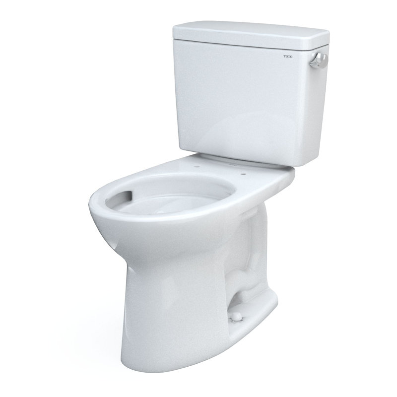 Toilette allongée deux pièces Drake® 1,28 GPF (économe en eau) (siège inclus)