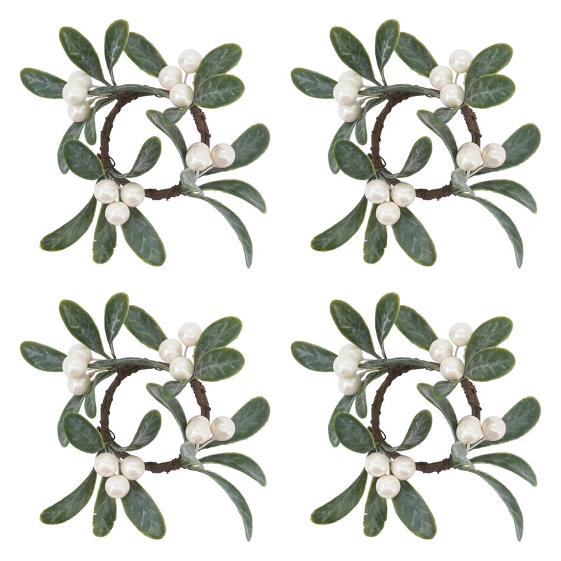 Rond de serviette Mistletoe Design