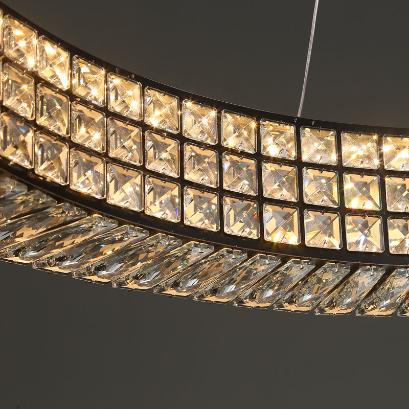 Lustre en cristal Wakeisha, L 40 po x l 40 po x H 118 po