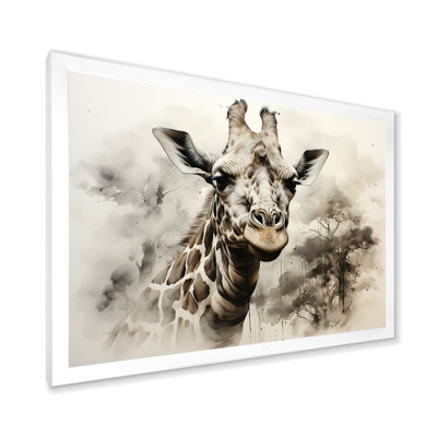 " Beige Giraffe Classic Elegance I "