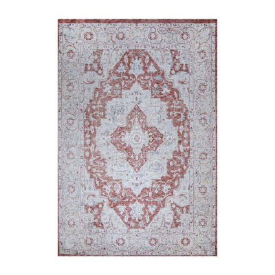 Emerald Rustique Rose Area Rug