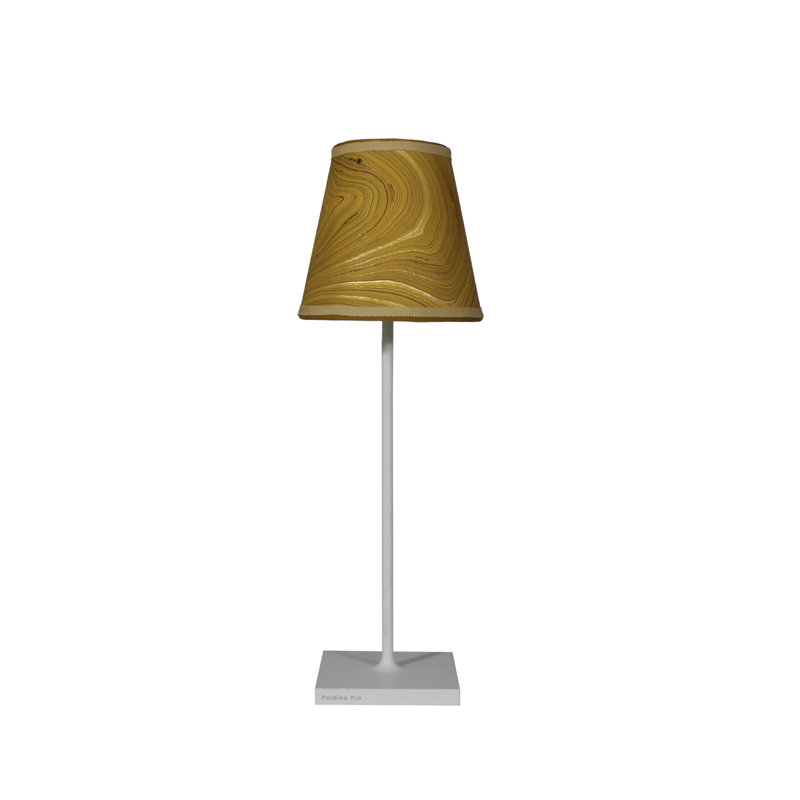 Petit abat-jour en marbre, Ocre