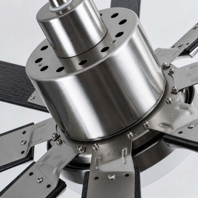 Ventilateur de plafond à intensité variable avec télécommande et moteur réversible pour une utilisation intérieure et extérieure
