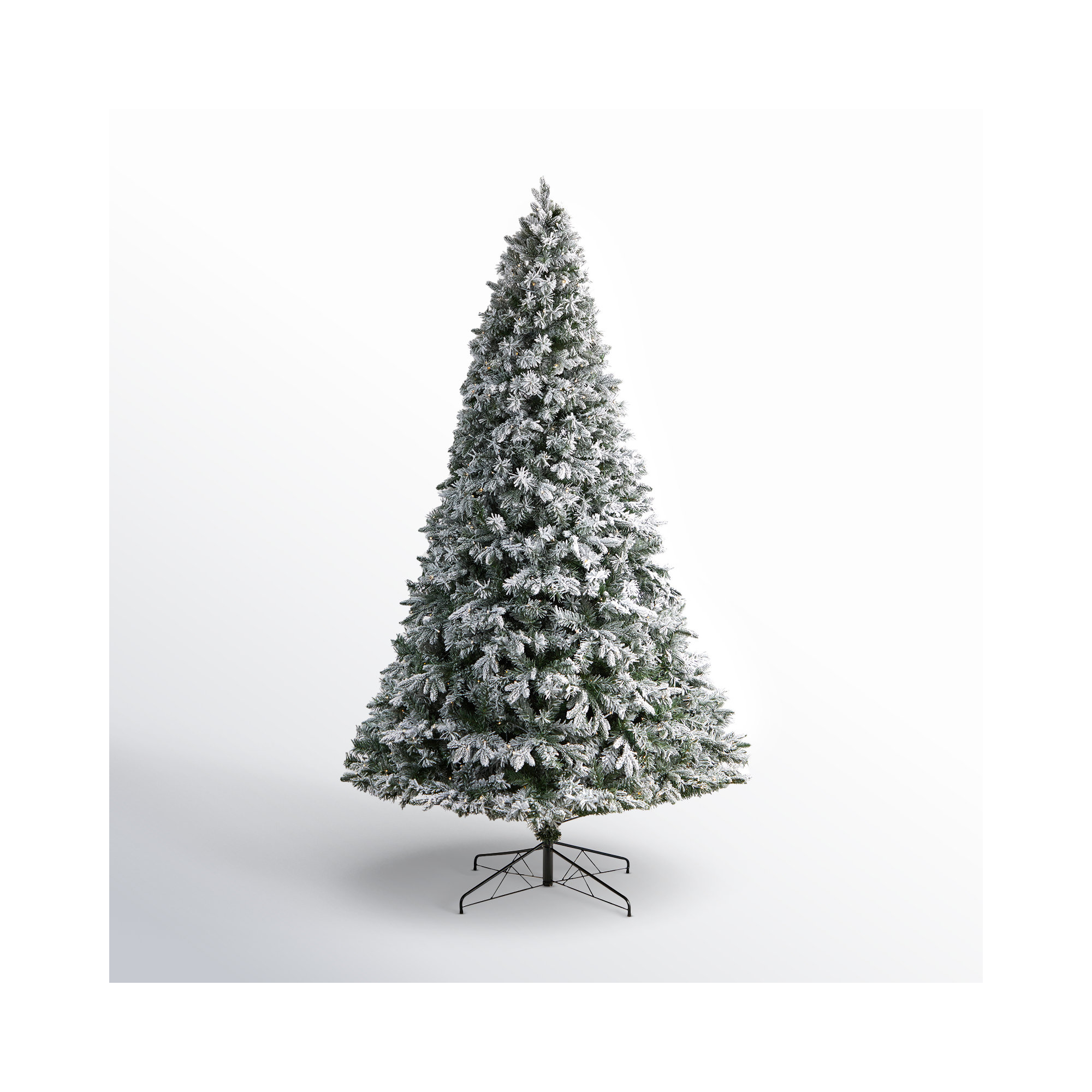 Lighted Artificial Pine Christmas Tree, 9' H