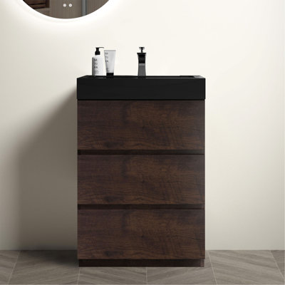 Meuble-lavabo élégant avec rangement spacieux et design moderne, un ajout parfait à votre salle de bain.