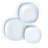 18 Piece Porcelain China Dinnerware Set - Service for 6