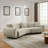 Minimore Modern Style Modular Nora Curved 4s Sofa-891080170