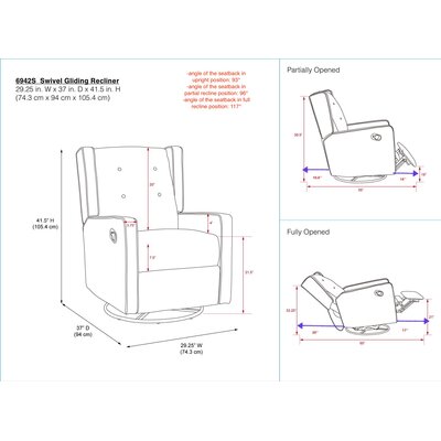 Viv + Rae Hudak Swivel Reclining Glider & Reviews | Wayfair