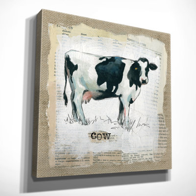 " Burlap Cow "