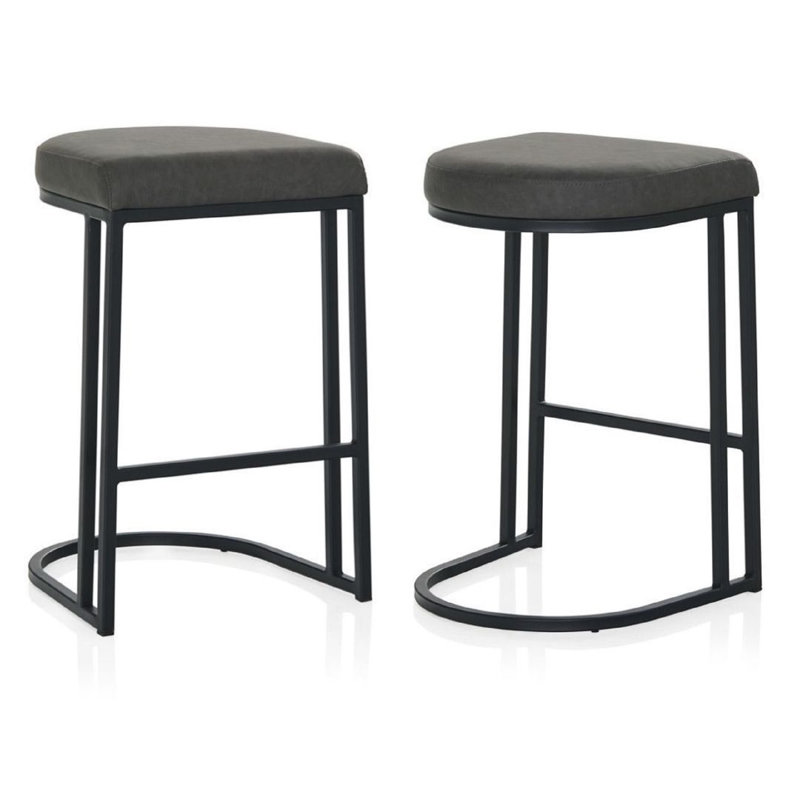 Masuko 26" Counter Stool, Gray