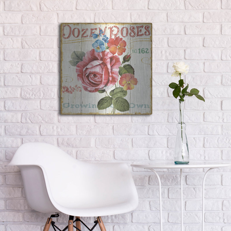 «Rose Garden II» par Lisa Audit, H 24 po x l 24 po