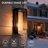 Metal Outdoor Walllight With Solar-Powered LED With Dusk To Dawn(Set of 4)-431026465-429006030