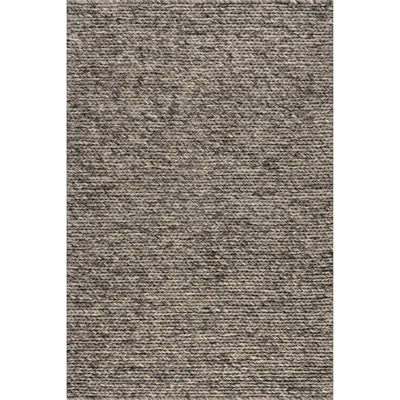 Penelope Braided Wool Area Rug, Rectangle 7'6" x 9'6"