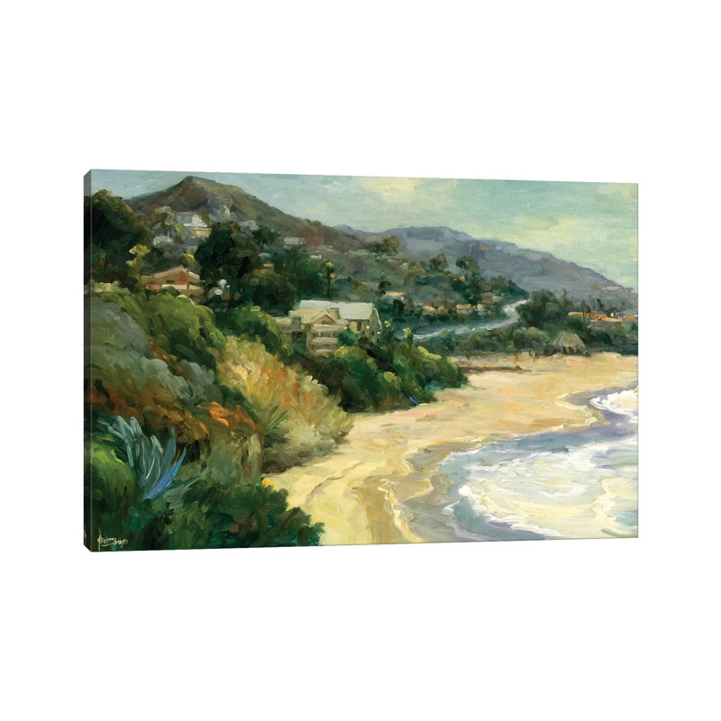 Seaside Cove by Allayn Stevens - Wrapped Canvas Print, 20.32 cm H x 30.48 cm W