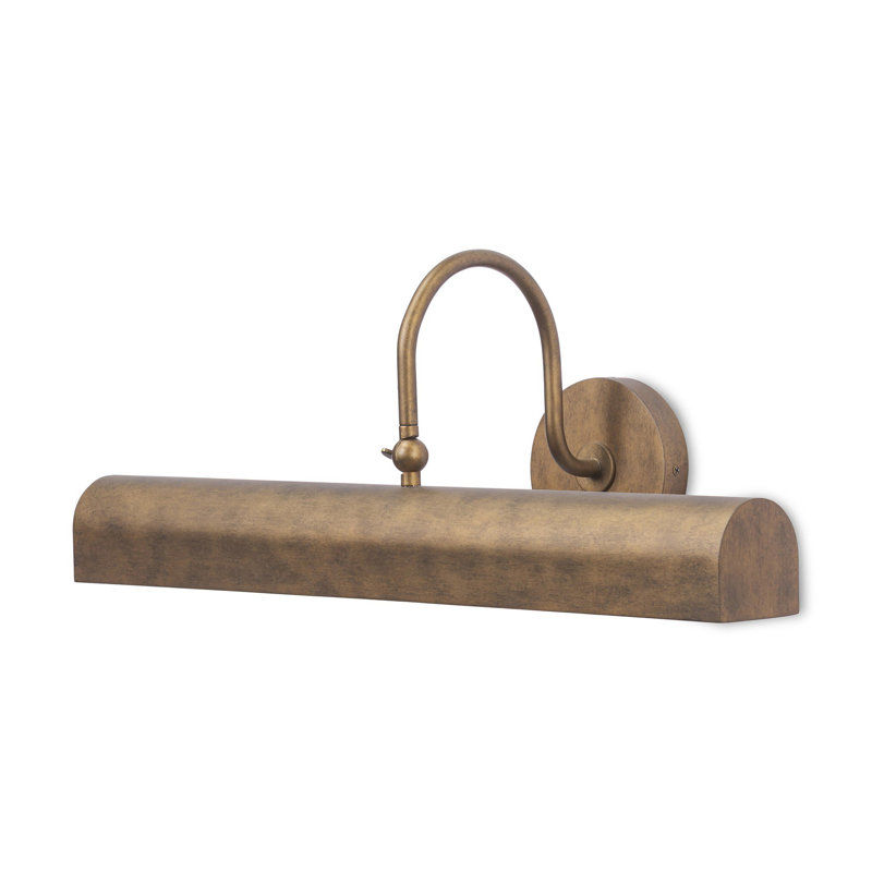 Benno Picture Light-Burnished Brass Iron