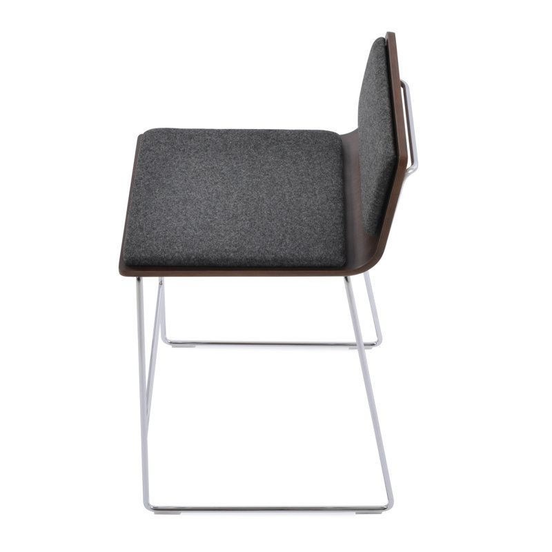 Tabouret de bar 29 po Sawyer, Noir, Noyer américain