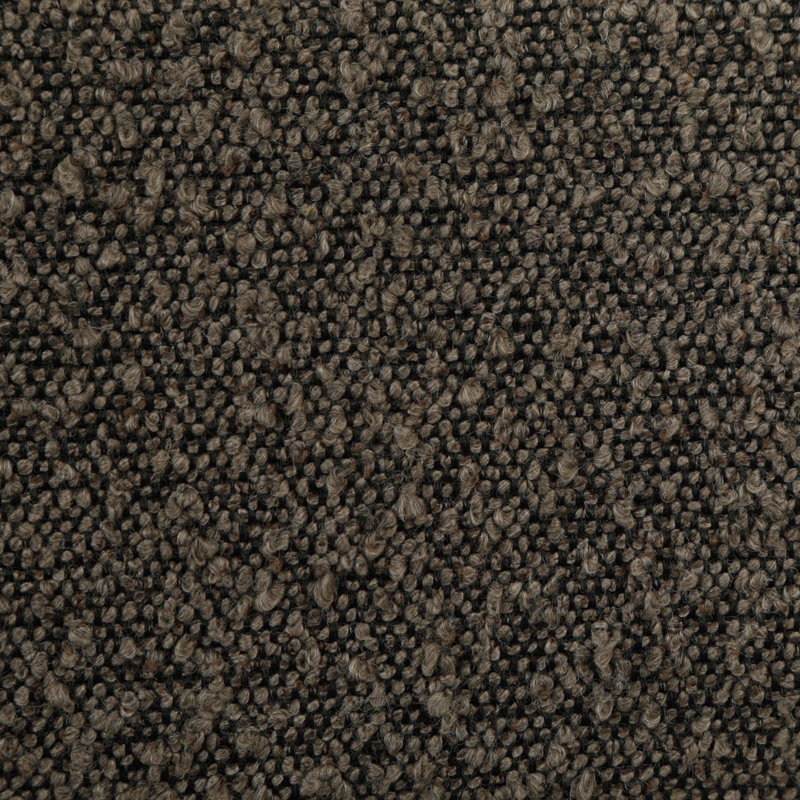 Chaise d'appoint rembourrée Boucle, Chocolat