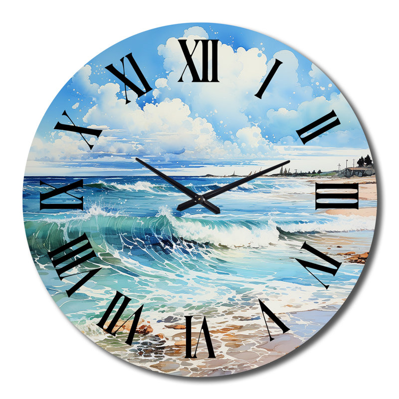 Metal Wall Clock, Extra Large