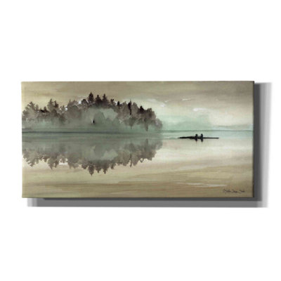 " Lake Fishing I " by Stellar Design Painting Print