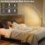 175cm Polished Arched Floor Lamp Set