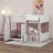 Full Loft House Bed With Playhouse & Storage-1075839730