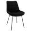 Chaise d'appoint rembourrée en velours capitonné Stoker-2145662561
