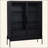 51.2'' Tall Lighted Display Cabinet With Tempered Glass Door, Metal Legs, LED Curio Cabinet, Modern Minimalist Style, For Living Room, Office, Study-1301194530