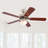 52" Ceiling Fan with Light Kit, Pull Chain and Remote Control