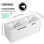 Ensemble de meuble-lavabo double 48 po avec plateau en résine Larchdale-1831746110-1812998060