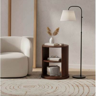 Solid Wood Frame End Table