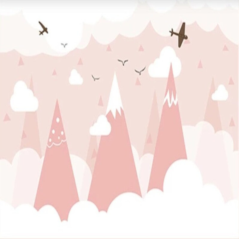Blush Peaks & Paper Planes, 204" L x 114" W