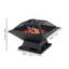Petit foyer carré portable BBQ Party