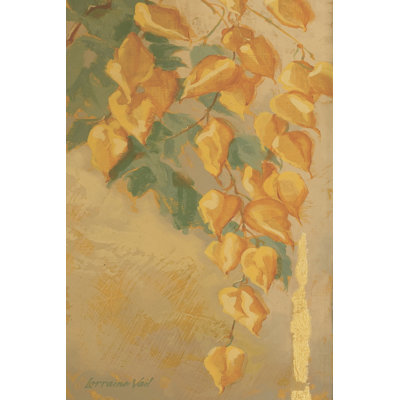 Golden Chains I - Wrapped Canvas Painting